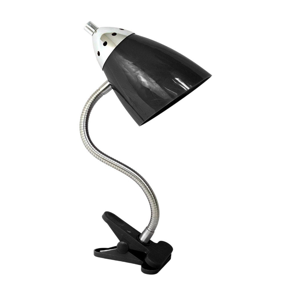 18" Black Swing Arm Table Lamp LED