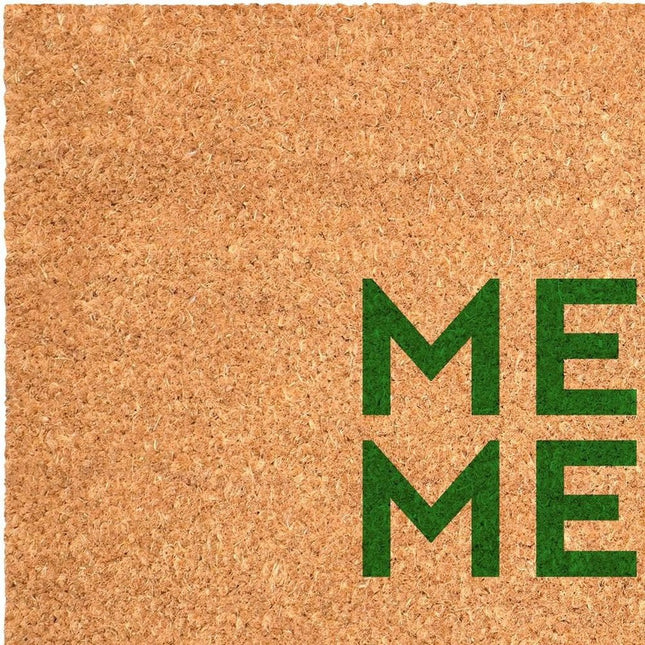 24" X 36" Brown And Green Christmas Outdoor Coir Door Mat HomeRoots