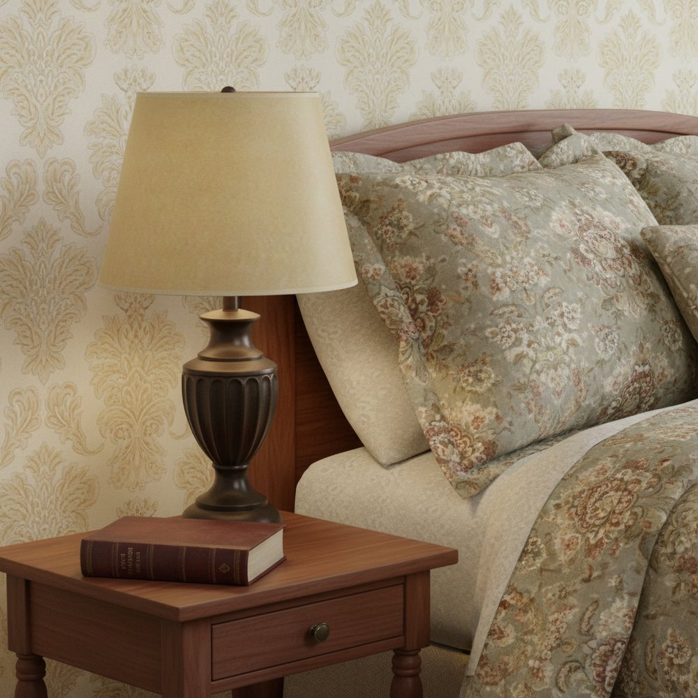 Tan Paper Hardback Empire Lamp Shade