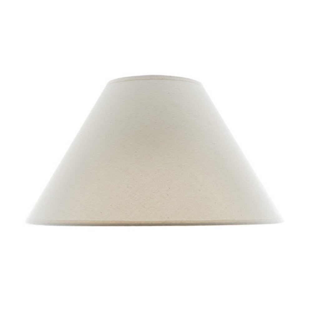Off White Linen Plain Empire Lamp Shade