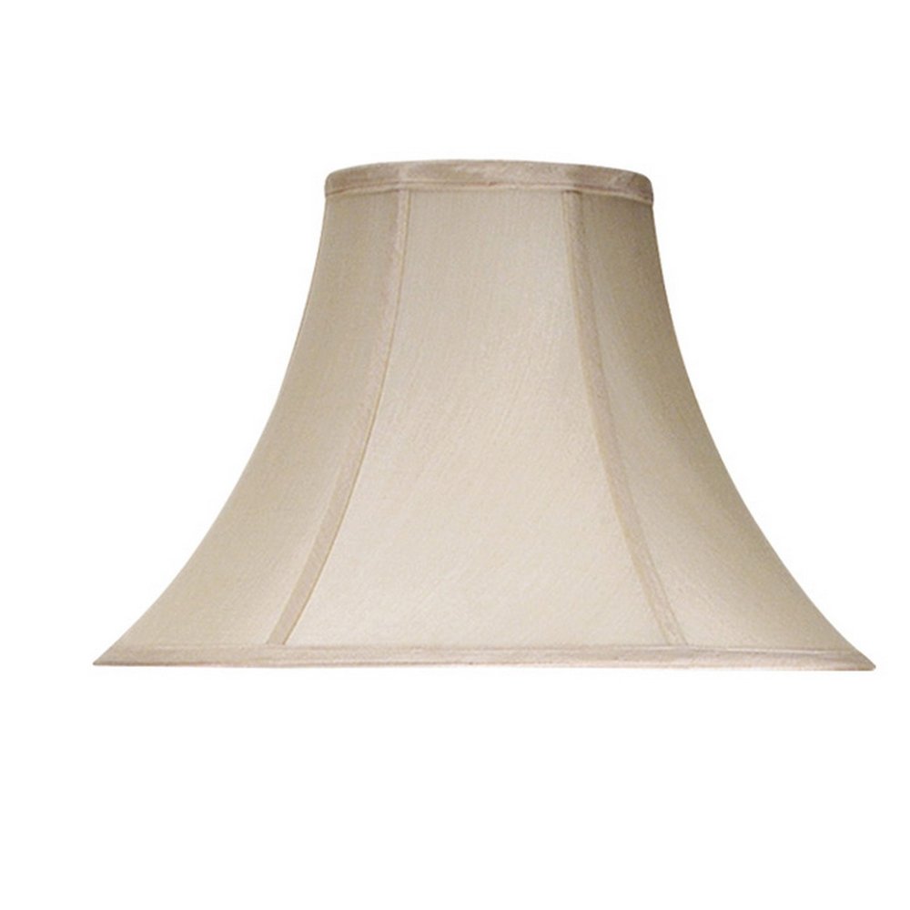 Pearl Silk Piped Bell Lamp Shade