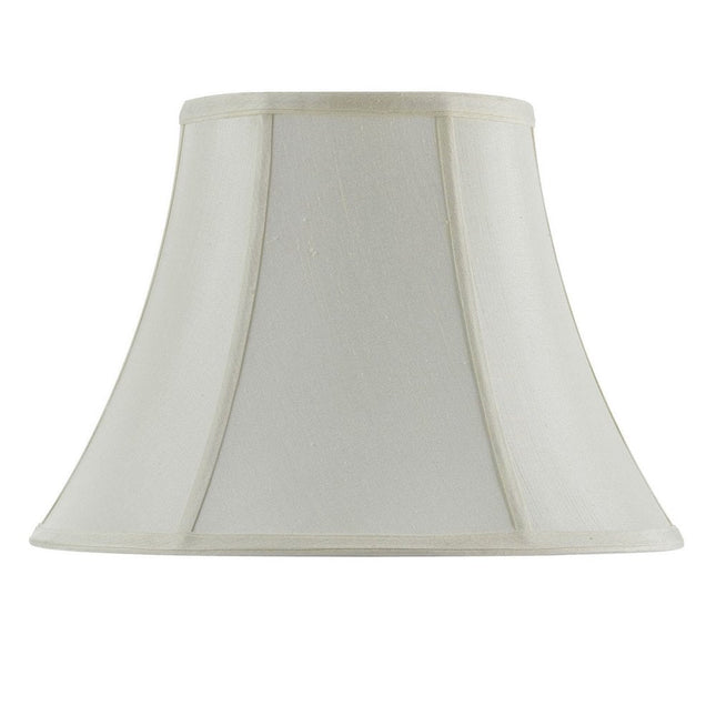 Eggshell Linen Piped Bell Lamp Shade HomeRoots
