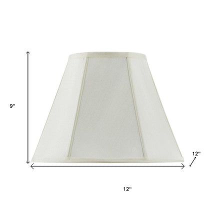 Eggshell Linen Piped Empire Lamp Shade HomeRoots