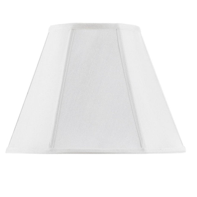 White Linen Piped Empire Lamp Shade HomeRoots