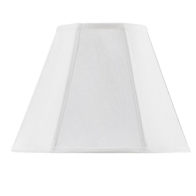White Linen Piped Empire Lamp Shade HomeRoots