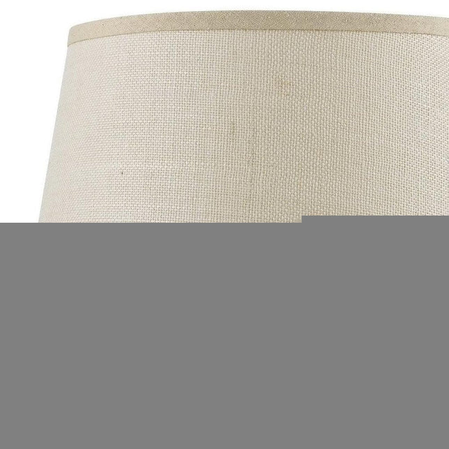 Light Brown Burlap Plain Drum Lamp Shade HomeRoots