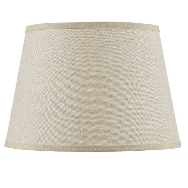 Light Brown Burlap Plain Drum Lamp Shade HomeRoots