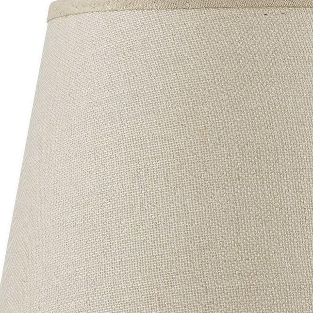 Light Brown Burlap Plain Drum Lamp Shade HomeRoots