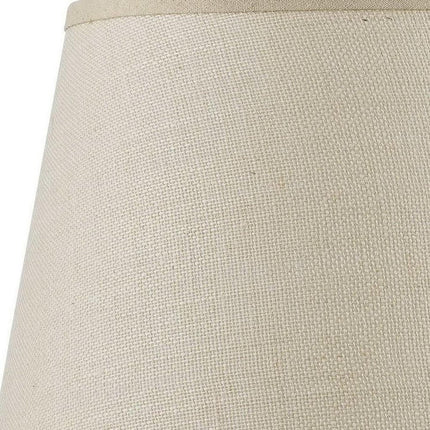 Light Brown Burlap Plain Drum Lamp Shade HomeRoots