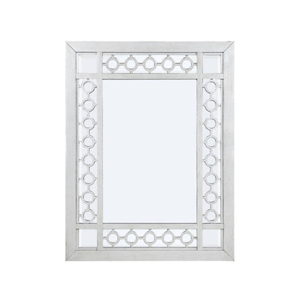 ACME 66158 Varian Mirror, Mirrored & Antique Platinum