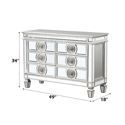 ACME 66159 Varian Server, Mirrored & Antique Platinum
