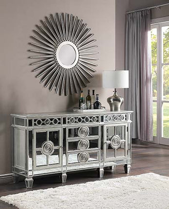 ACME 66164 Varian Server, Mirrored & Antique Platinum