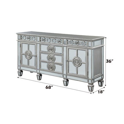ACME 66164 Varian Server, Mirrored & Antique Platinum