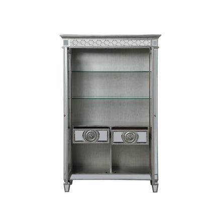 ACME 66166 Varian Curio, Mirrored & Antique Platinum