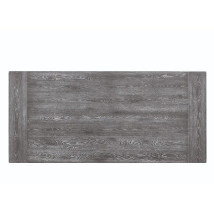 ACME 66180 Leventis Dining Table, Weathered Gray (1Set/2Ctn)