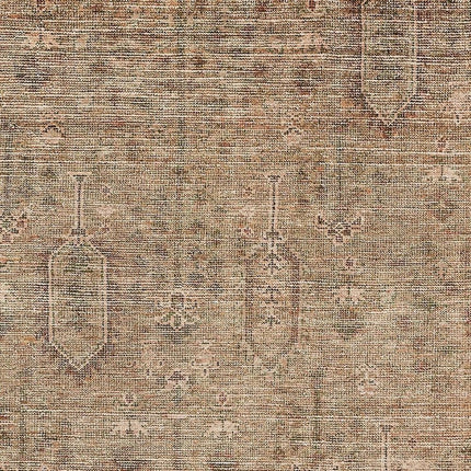 9' X 12' Terra Cotta And Copper Southwestern Washable Area Rug With UV Protection HomeRoots