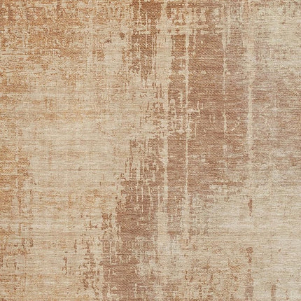 9' X 12' Terra Cotta And Copper Abstract Washable Area Rug With UV Protection HomeRoots