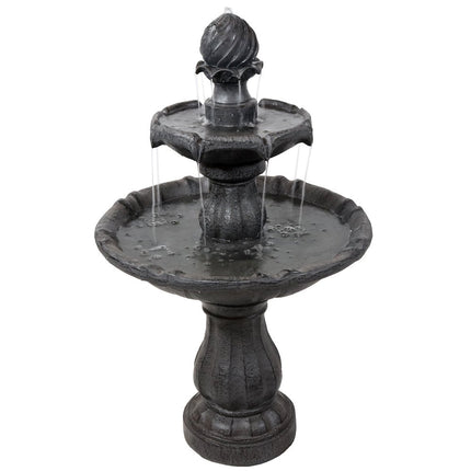 35" Black Heavy Duty Plastic Garden Art