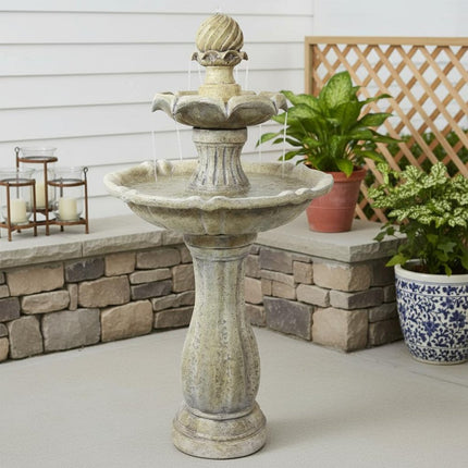 46" Light Brown Heavy Duty Plastic Garden Art