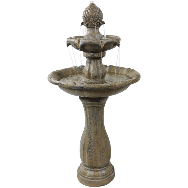 46" Light Brown Heavy Duty Plastic Garden Art HomeRoots