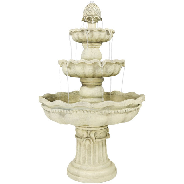 51" White Polyresin Garden Art