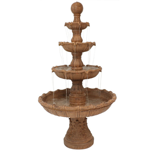 80" Brown Polyresin Garden Art HomeRoots