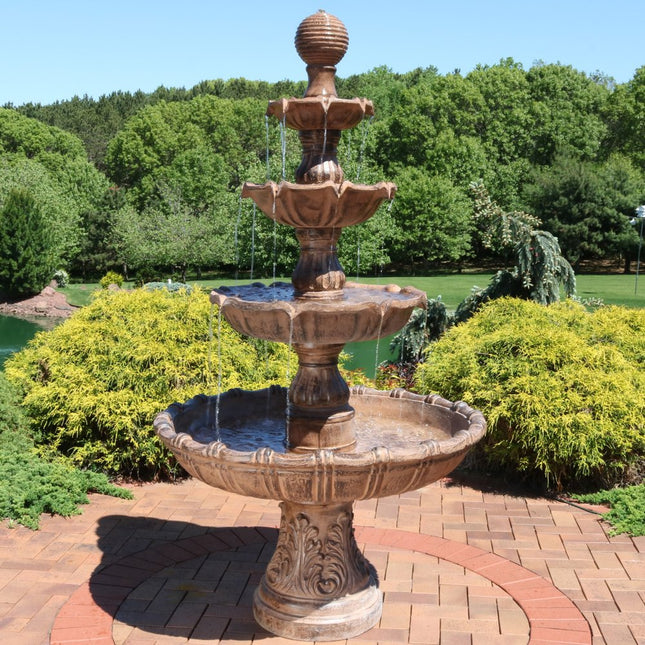 80" Brown Polyresin Garden Art HomeRoots