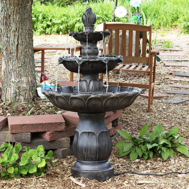 46" Dark Brown Polyresin Garden Art HomeRoots
