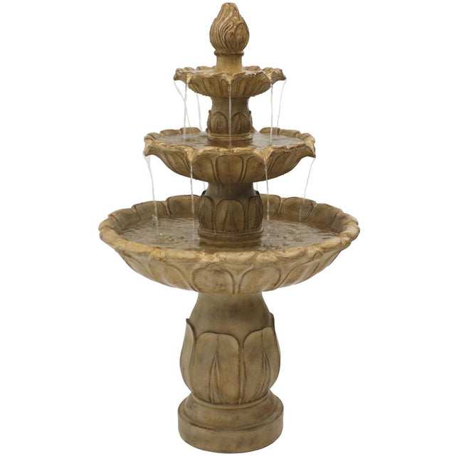 46" Taupe Polyresin Garden Art HomeRoots