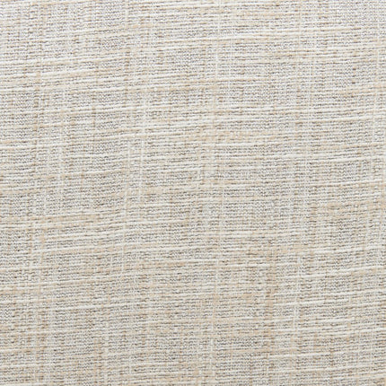Beige and White Open Back Dining Side Chair