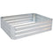 12" X 48" Silver Steel Rectangular Raised Garden Bed HomeRoots