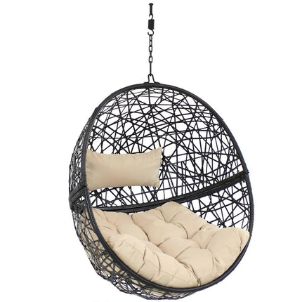 38" Yellow Steel Outdoor Egg Chair HomeRoots
