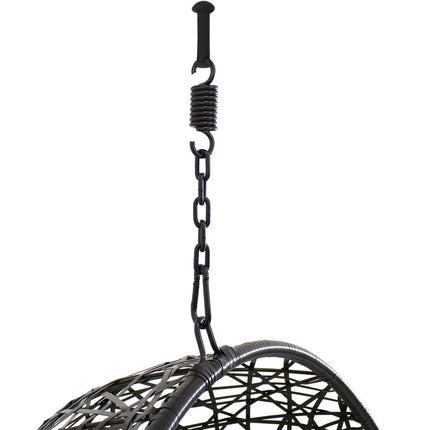 38" Yellow Steel Outdoor Egg Chair HomeRoots