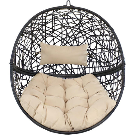 38" Yellow Steel Outdoor Egg Chair HomeRoots