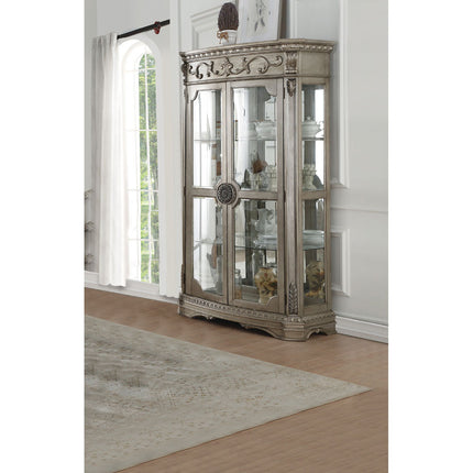 ACME 66924 Northville Curio, Antique Silver