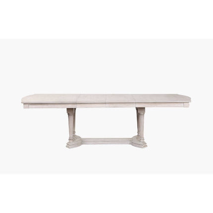 ACME 67530 Wynsor Dining Table (Trestle), Antique Champagne