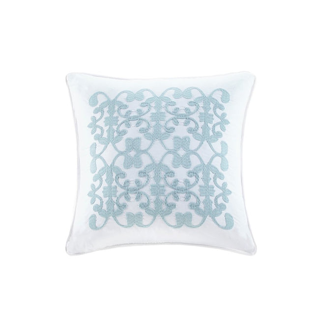 72" X 2") White Polyester Decorative Comforter