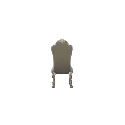 ACME 68172 Dresden Side Chair (Set-2), Vintage Bone White & PU