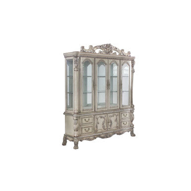 ACME 68177 Dresden Hutch & Buffet, Vintage Bone White ACME Furniture