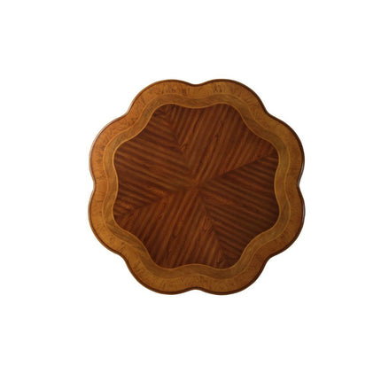 ACME 68225 Picardy Dining Table, Cherry Oak