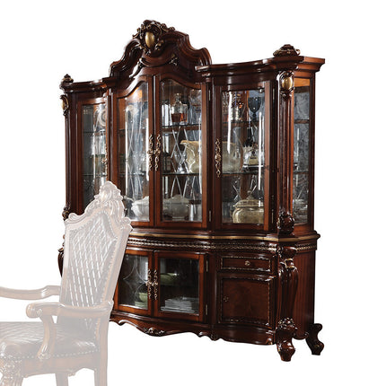 ACME 68227 Picardy Hutch & Buffet, Cherry Oak