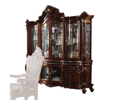 ACME 68227 Picardy Hutch & Buffet, Cherry Oak ACME Furniture