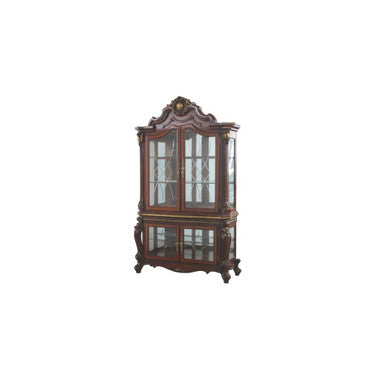 ACME 68229 Picardy Curio Cabinet, Cherry Oak ACME Furniture