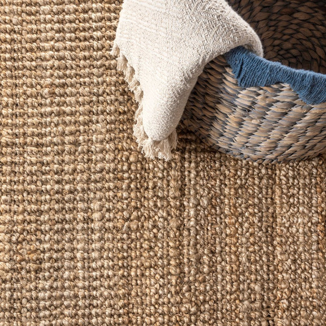 10' Natural Jute Handmade Runner Rug HomeRoots