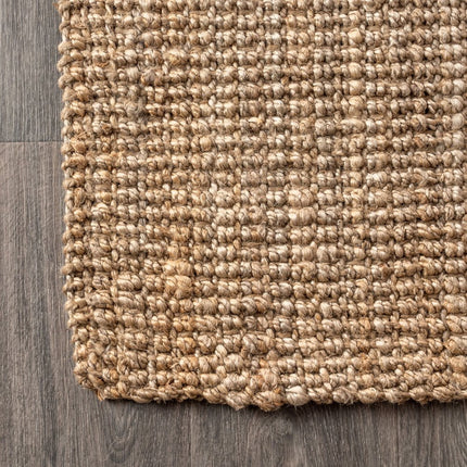10' Natural Jute Handmade Runner Rug HomeRoots