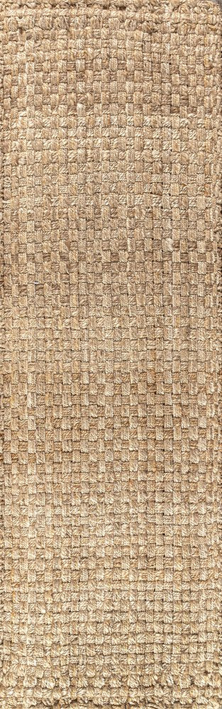 10' Natural Jute Handmade Runner Rug