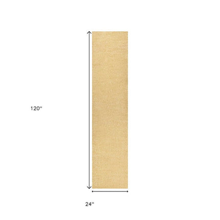 10' Mustard Runner Rug HomeRoots