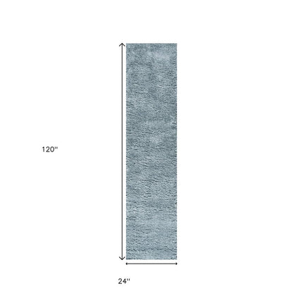 10' Turquoise Flatweave Runner Rug HomeRoots