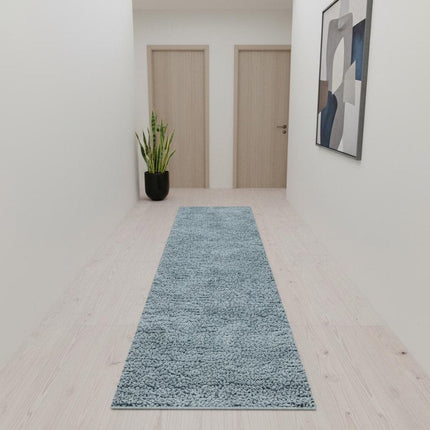 10' Turquoise Flatweave Runner Rug HomeRoots
