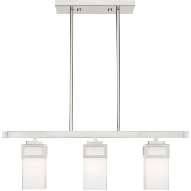 Three Light Dimmable Chandelier With Shades HomeRoots